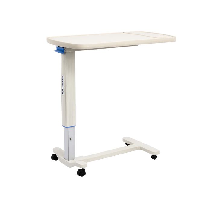 Medik sturdy mobile overbed tables roll into…