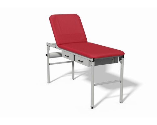 This sturdy fixed height couch has two drawers and…